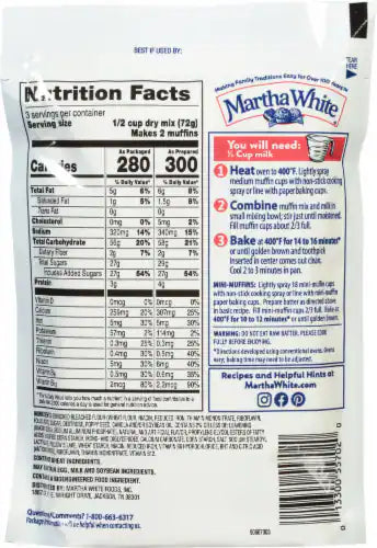 Martha White Lemon Poppy Seed Muffin Mix