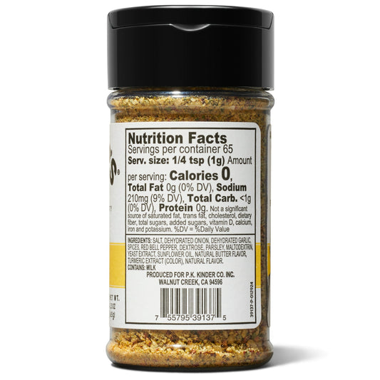 Kinder's Buttery Steakhouse Seasoning 2.3 Oz
