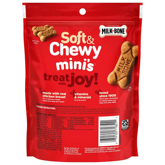Milk Bone Soft And Chewy Mini's Dog Treats, 4.5 oz