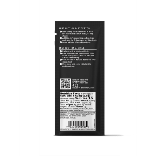 Kinder's Carne Asada Seasoning & Spice Mix 1 Oz