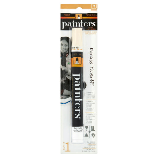 Elmer's Painters Opaque Paint Marker, Medium Point, Cream, 1-Count
