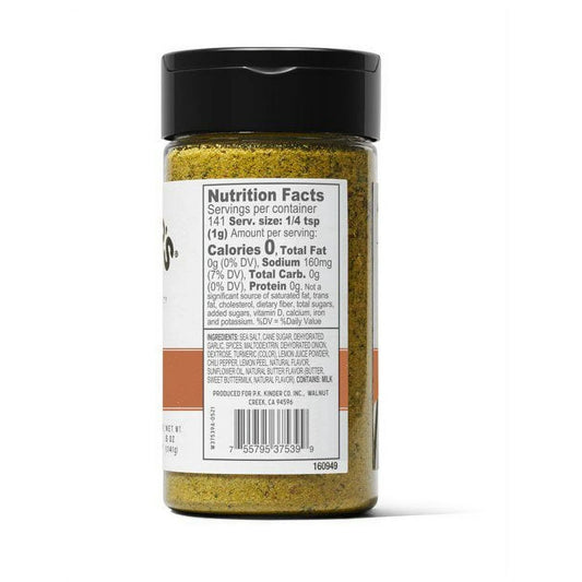 Kinder's Seasoning BUTTERY POULTRY BLEND Rub Butter Garlic Onion Lemon BB 6/2026 5oz