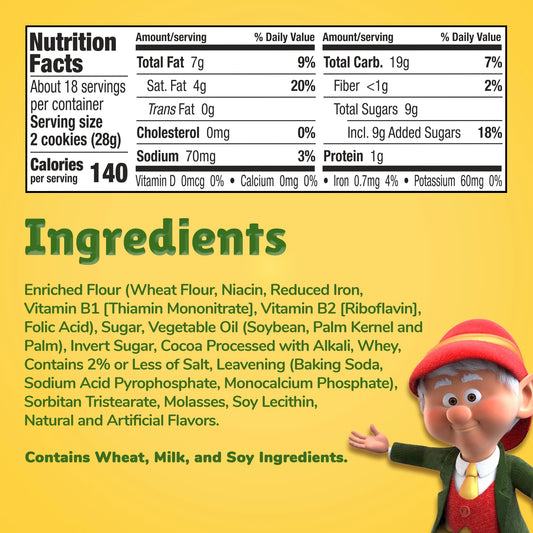 Keebler Fudge Stripes Original Shortbread Cookies 11.5 Oz