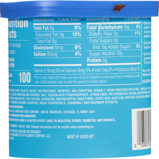 Zero Sugar, Premium Frosting, Chocolate Fudge, 15 oz (425 g)