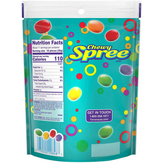 Chewy Spree Candy - 12-Oz. Resealable Bag