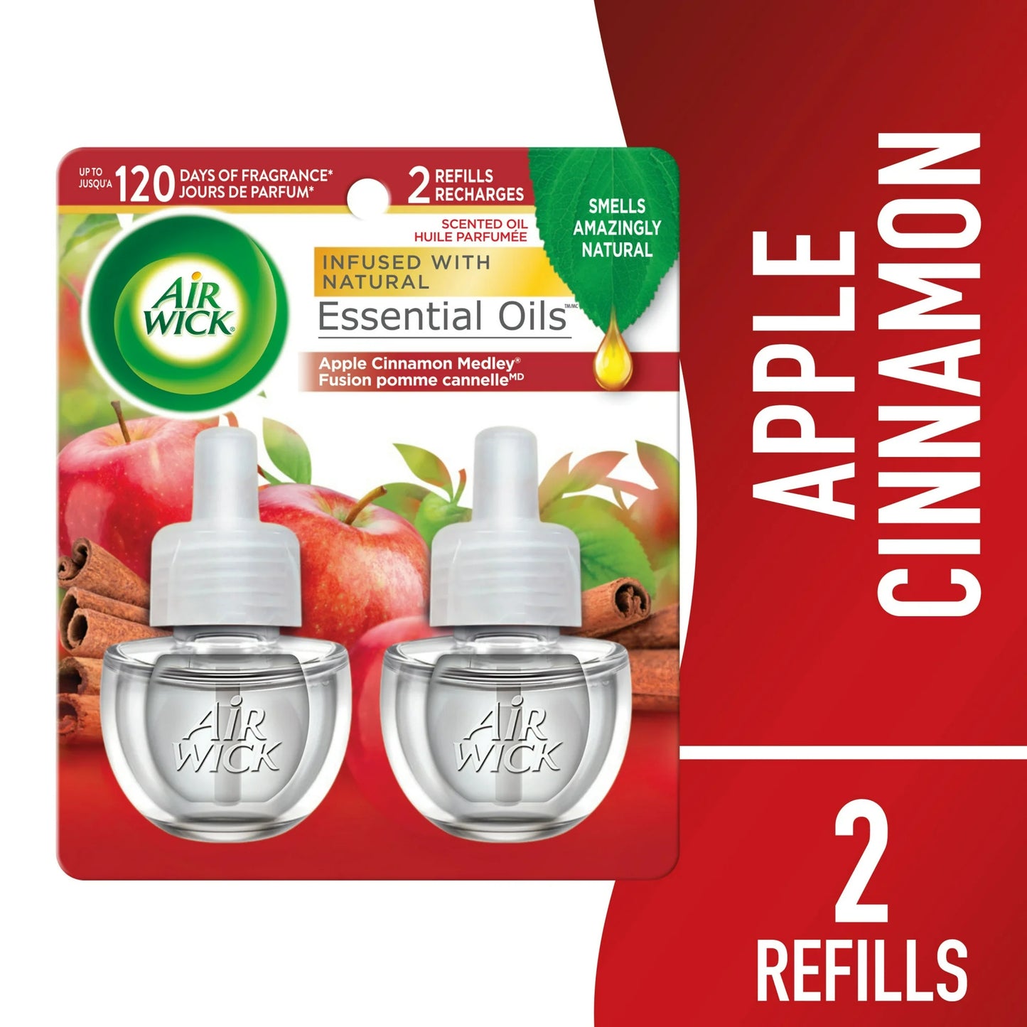 Air Wick Scented Oil Apple Cinnamon Medley Fragrance Air Freshener