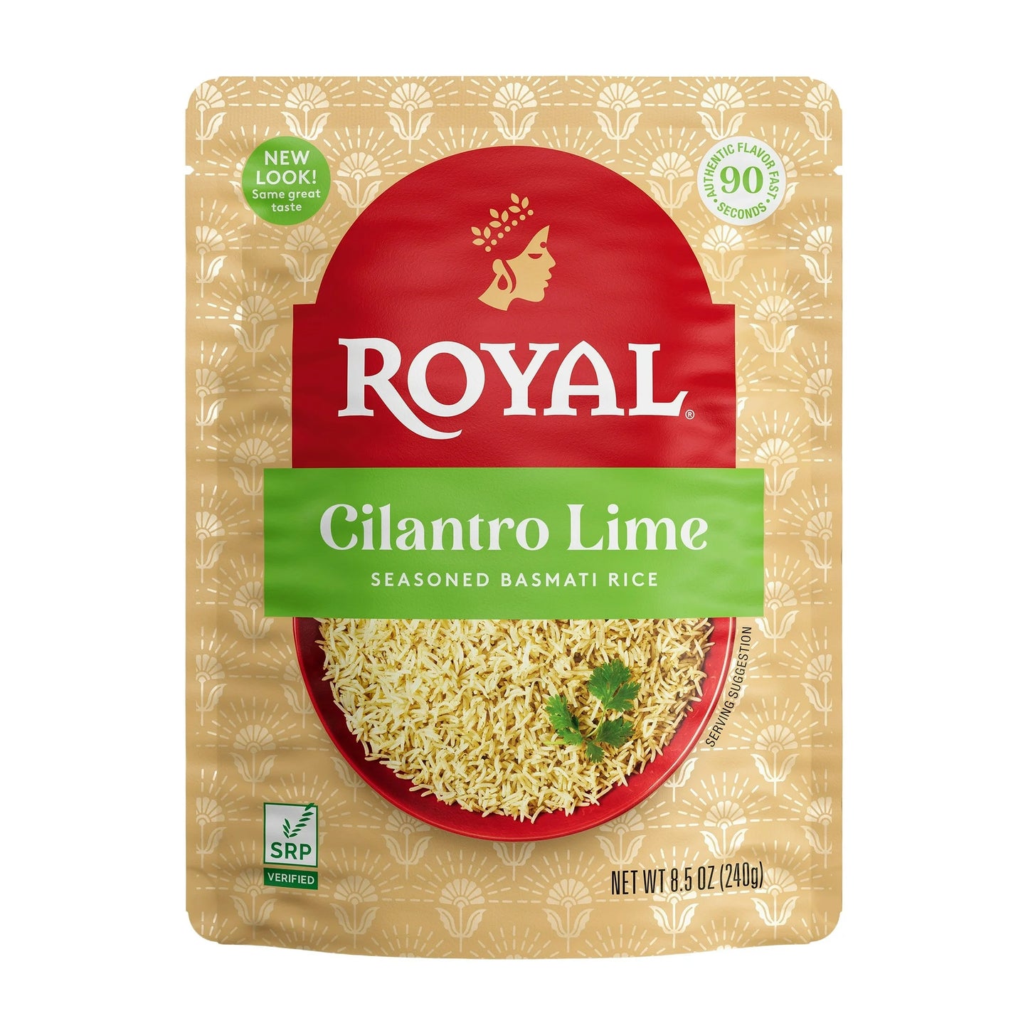 Royal Authentic Cilantro Lime Seasoned Basmati Rice 8.5 Oz