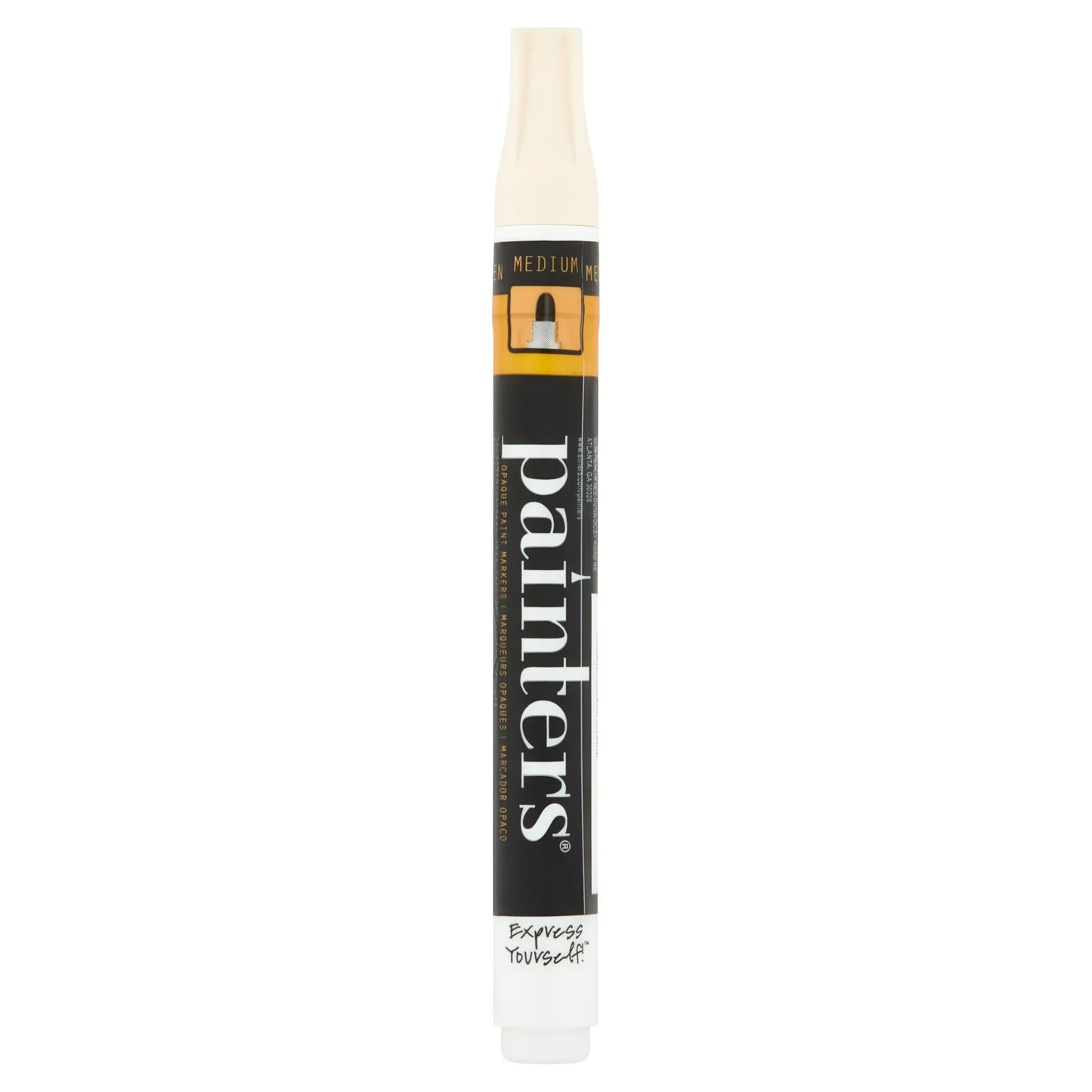 Elmer's Painters Opaque Paint Marker, Medium Point, Cream, 1-Count