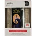 Hallmark 2021 The Nightmare Before Christmas VHS Ornament DISNEY Red Box H62