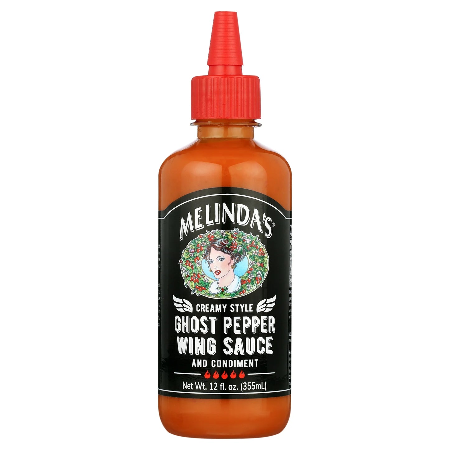 Melinda's Ghost Pepper Wing Sauce 2 Fl Oz.