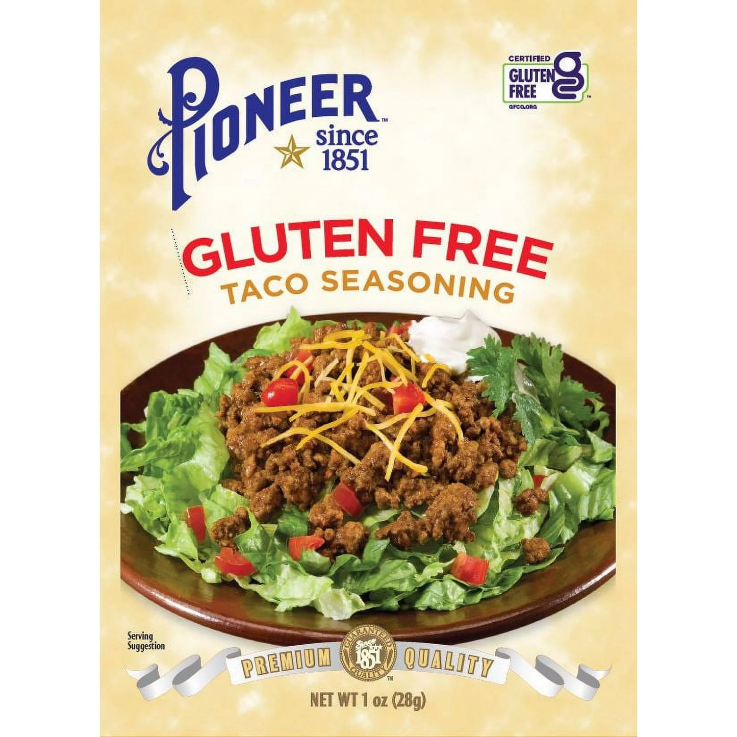 Pioneer Gluten Free Chili Seasoning 1 oz Packet