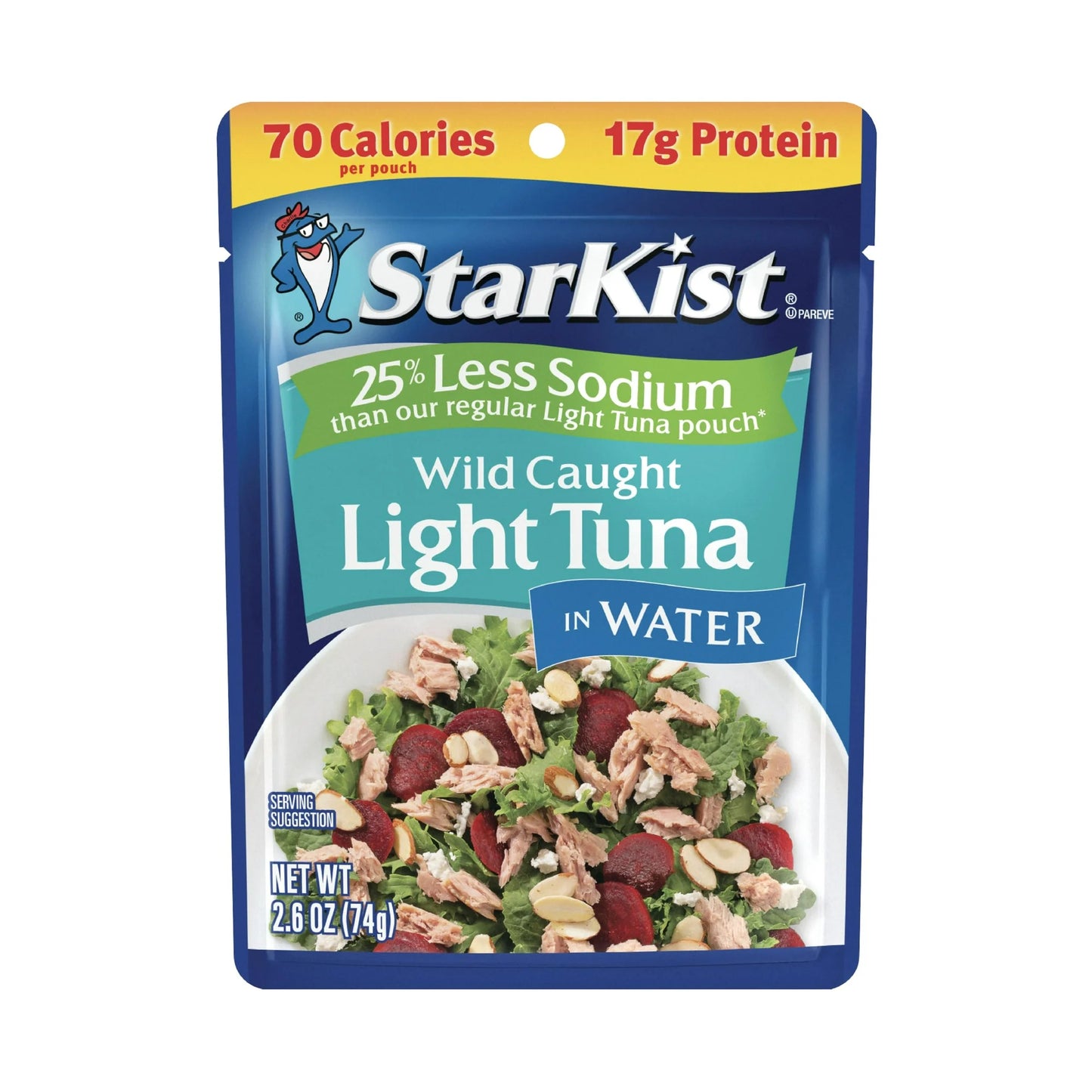 StarKist Chunk Reduced Sodium Light Tuna in Water 2.6oz