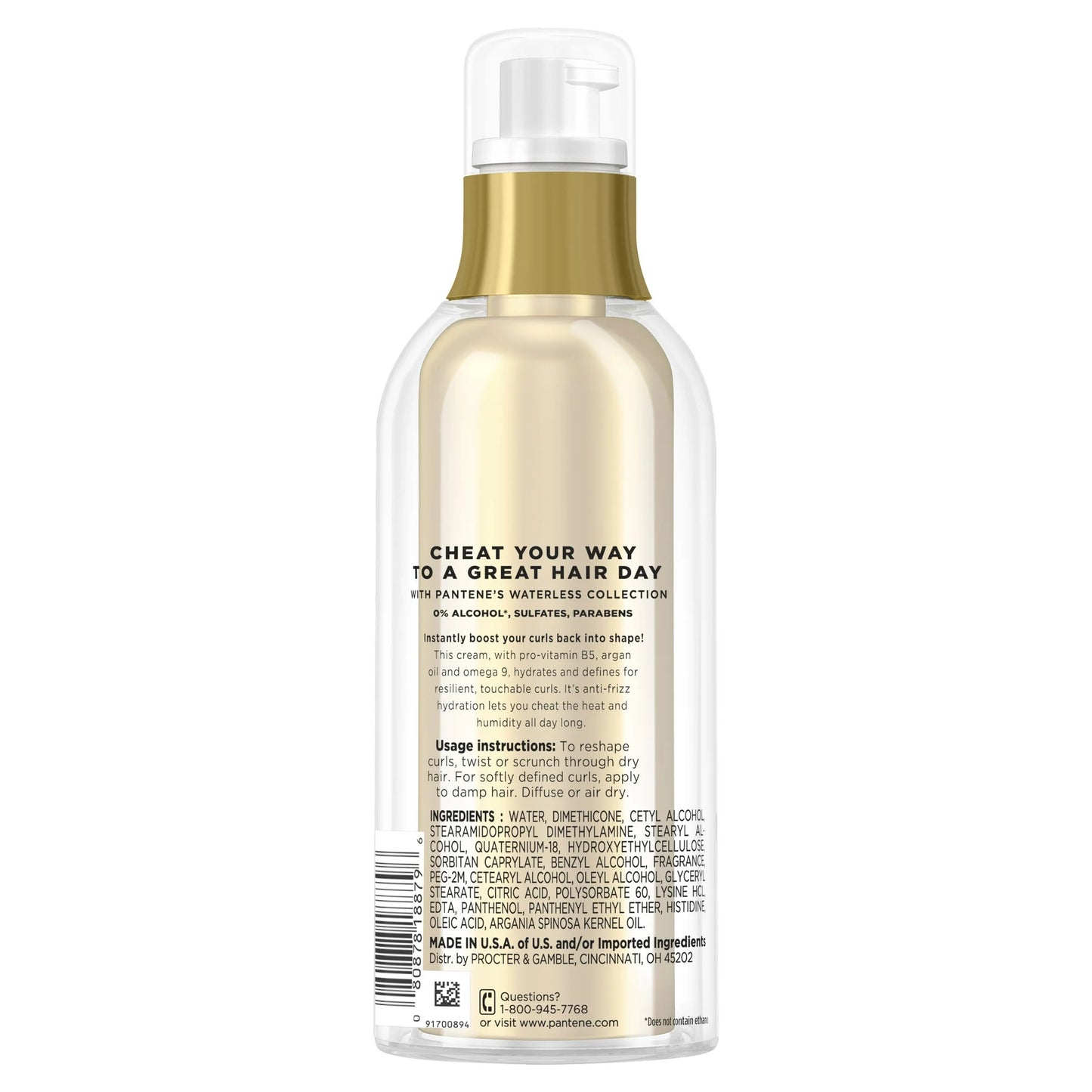 Pantene Pro-V Curl Affair Curl (Re)Shaping Cream 3.7 Fl. Oz.