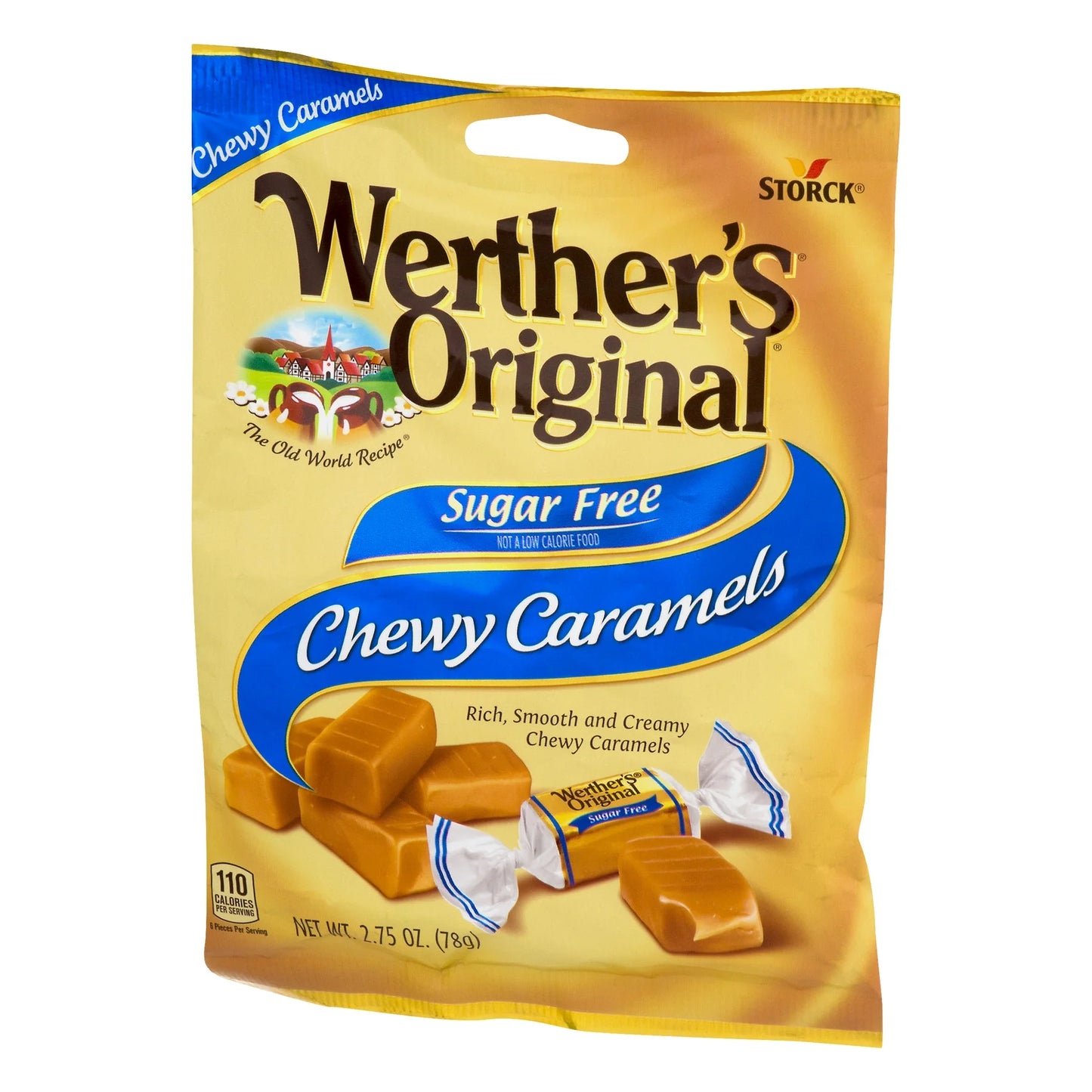 Werther's Original Sugar Free Chewy Caramels 2.75 Oz