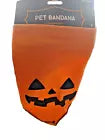 Medium Pet Bandana Pumpkin Face Medium