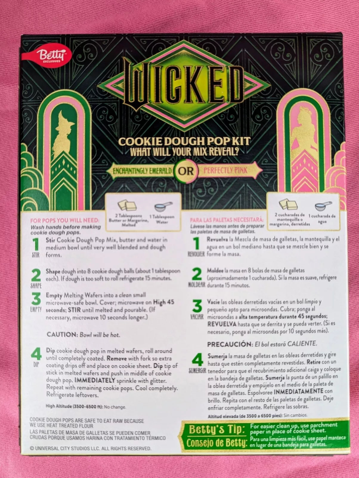 WICKED Cookie Dough Pop Kit Mix Betty Crocker Limited Edition