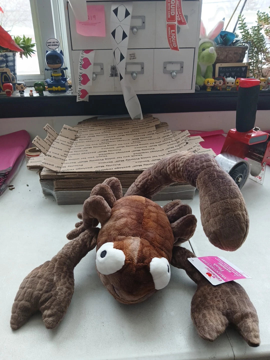 Scorpion Plush Brown Scorpion Way To Celebrate! Stuffed Animal Toy - New