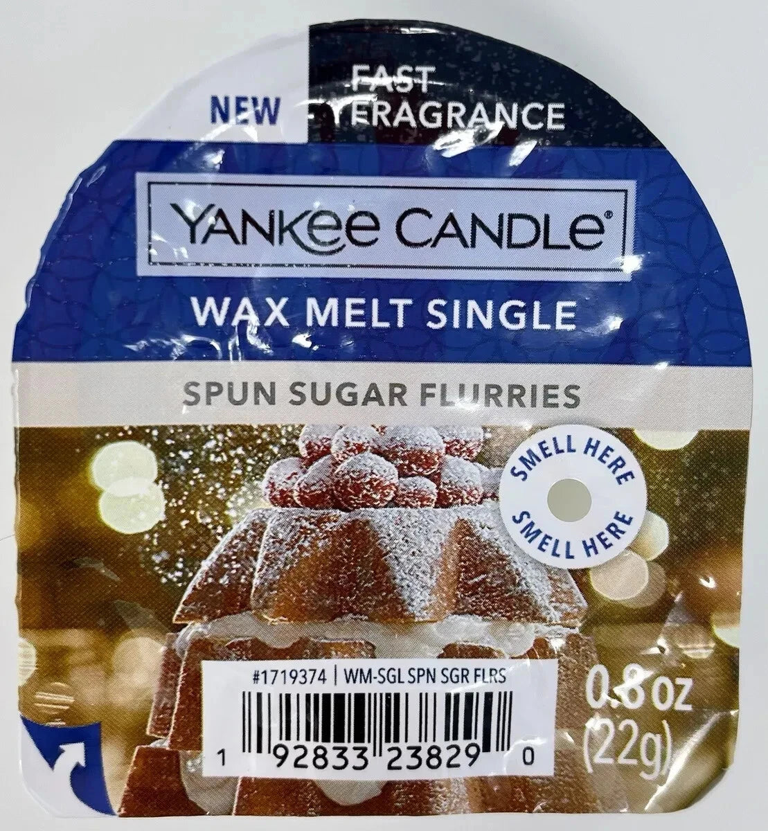 Yankee Candle: SPUN SUGAR FLURRIES Fragranced Wax Melts 0.8 oz
