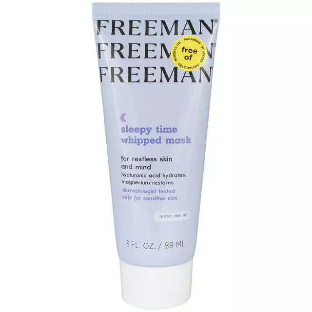 Freeman Sleepy Time Mask Cream Mask and Jelly Mask 3 OZ