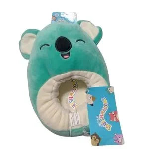 2023 Squishmallows Kevin the Green Koala Kids Slippers Youth Size 11/12