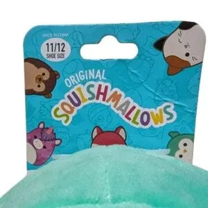 2023 Squishmallows Kevin the Green Koala Kids Slippers Youth Size 11/12