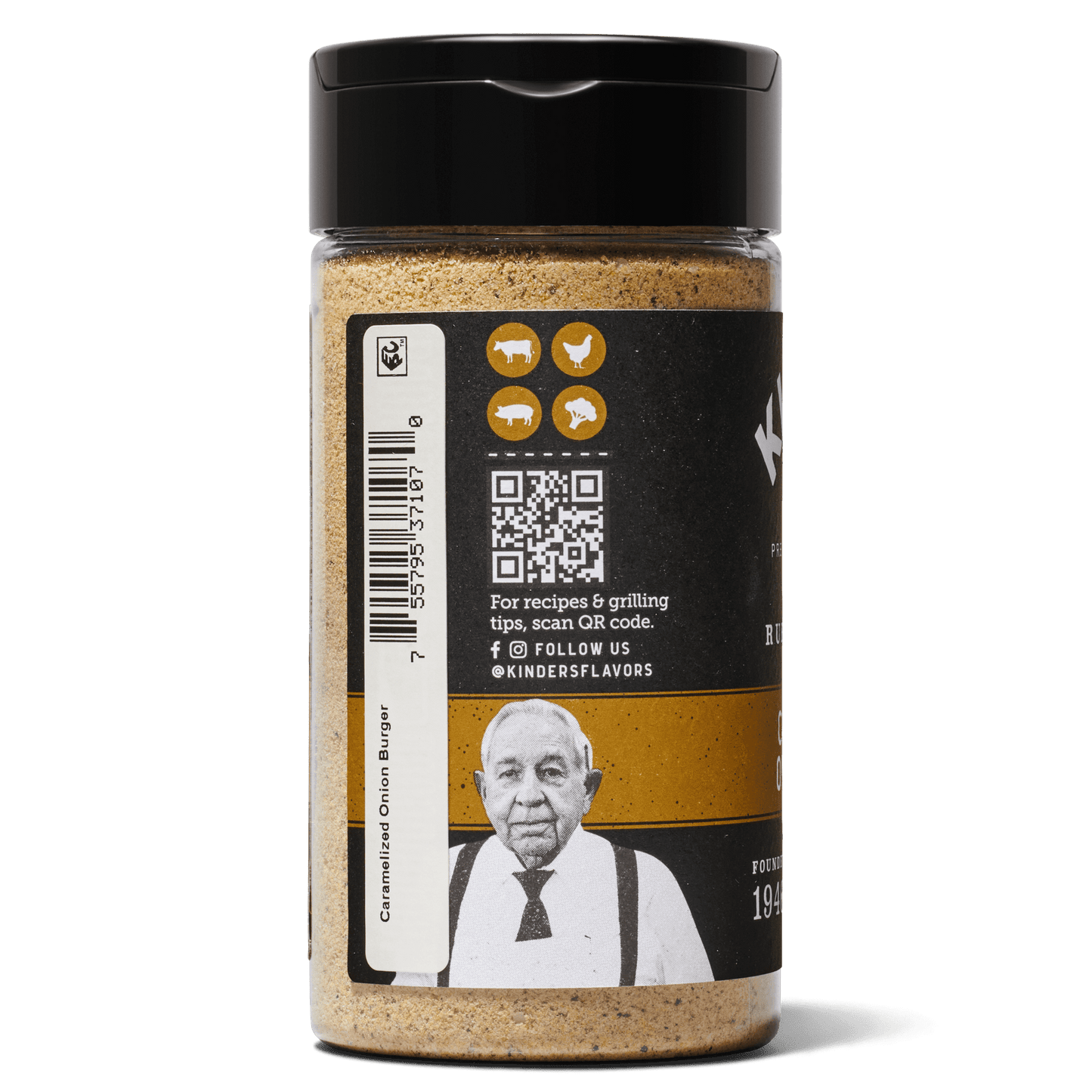 Kinders Caramelized Onion Burger Barbecue Rub And Seasoning For Grilling 5.4 Oz