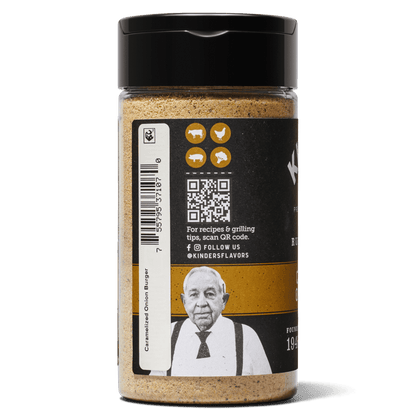 Kinders Caramelized Onion Burger Barbecue Rub And Seasoning For Grilling 5.4 Oz