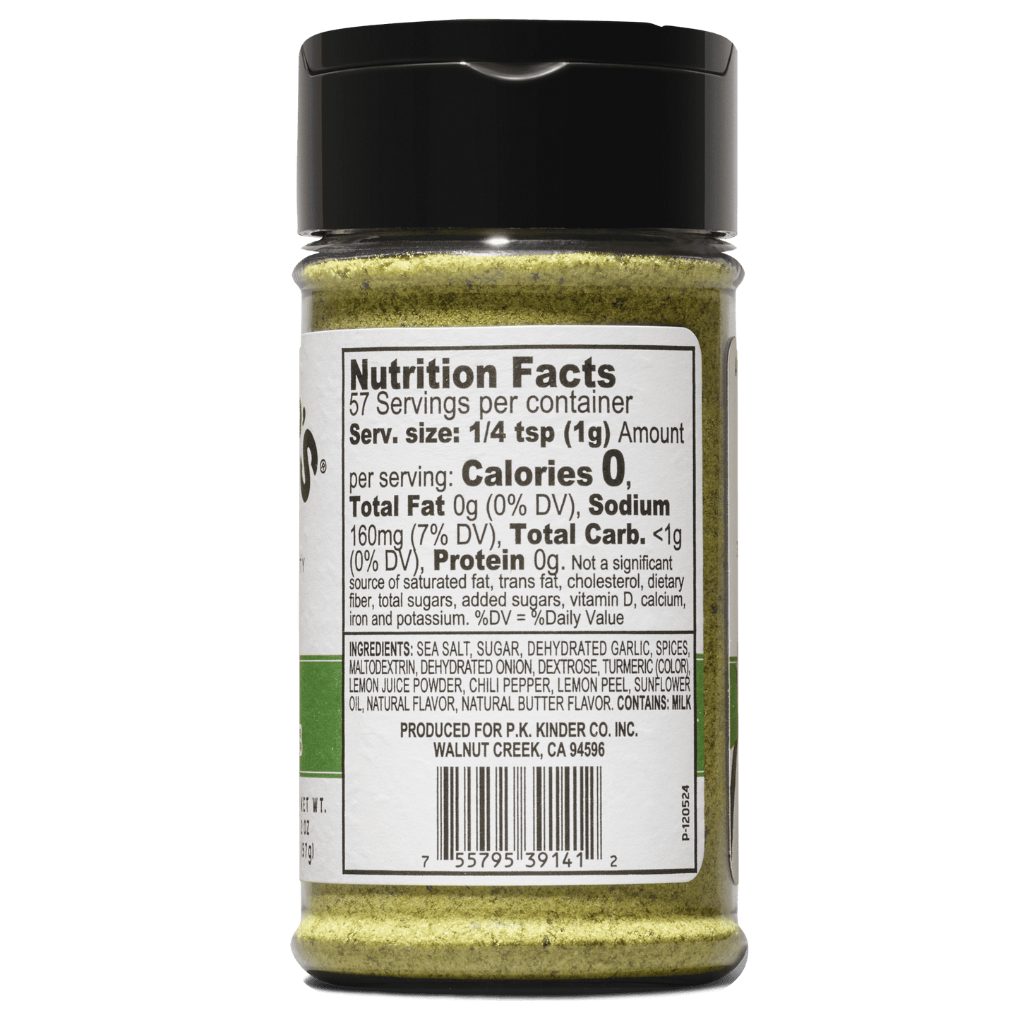 Kinder's Buttery Garlic & Herb Seasoning 2 Oz