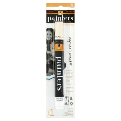 Elmer's Painters Opaque Paint Marker, Medium Point, Cream, 1-Count