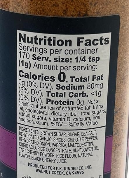 Kinder's Black Cherry Chipotle Seasoning