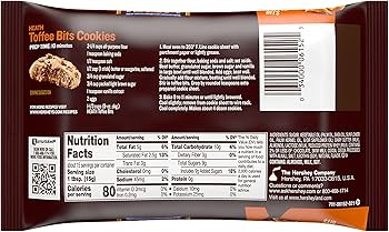 HEATH English Toffee Chocolate Coating BITS Premium Baking Chips 8 oz Bag