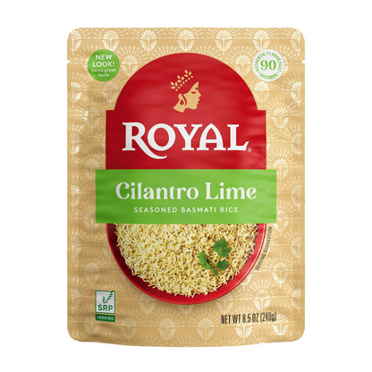 Royal Authentic Cilantro Lime Seasoned Basmati Rice 8.5 Oz