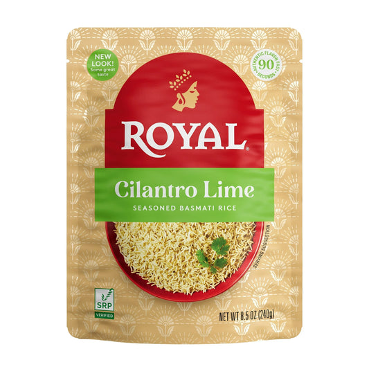 Royal Authentic Cilantro Lime Seasoned Basmati Rice 8.5 Oz