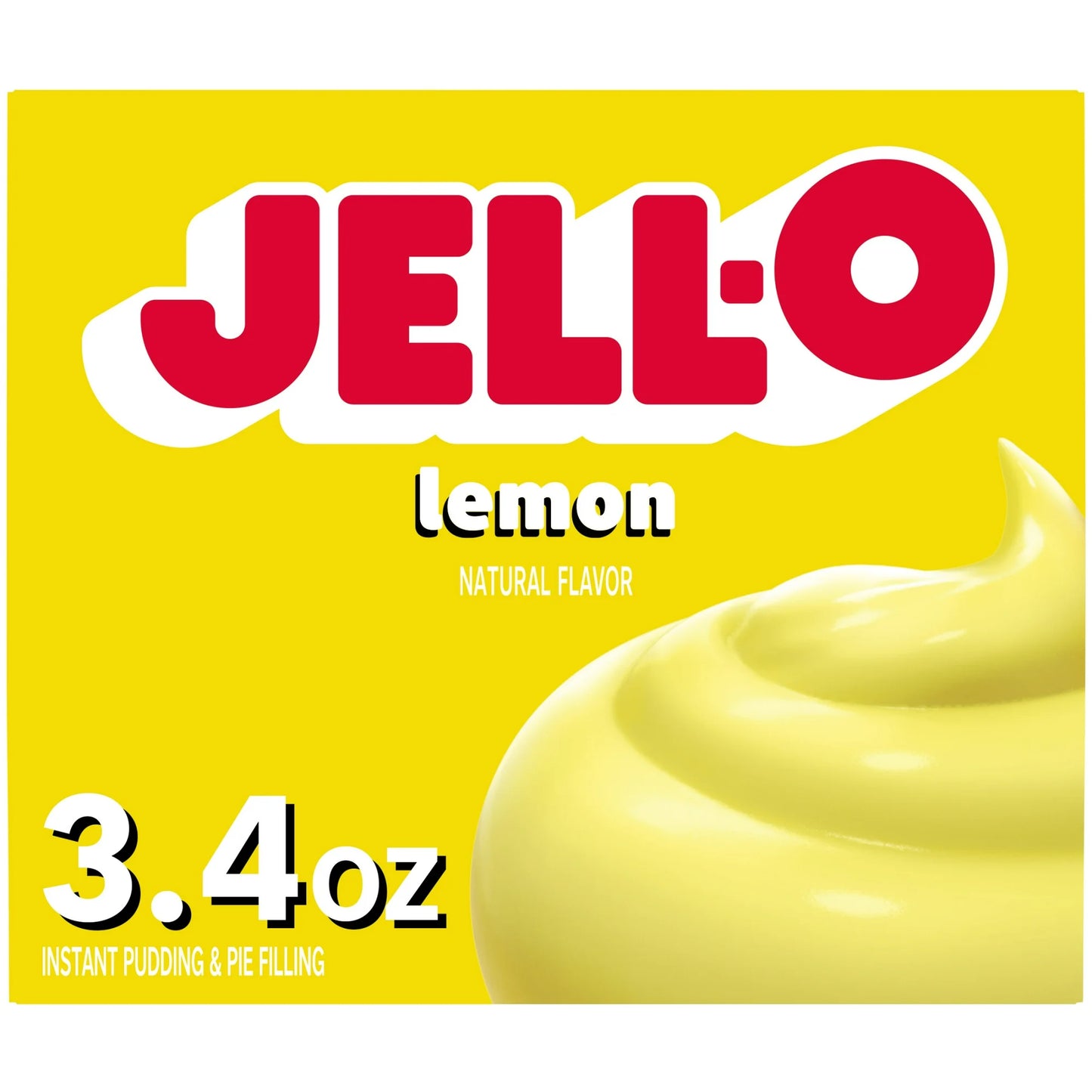 Jell-O Lemon Instant Pudding Dessert Mix 3.4 oz