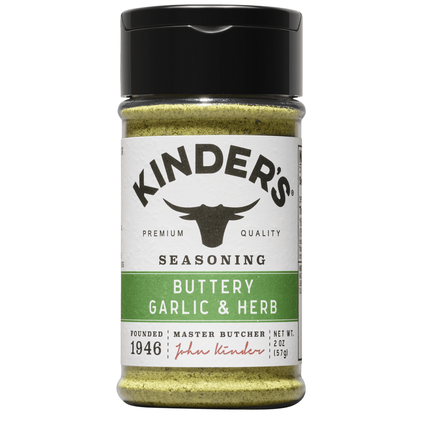 Kinder's Buttery Garlic & Herb Seasoning 2 Oz