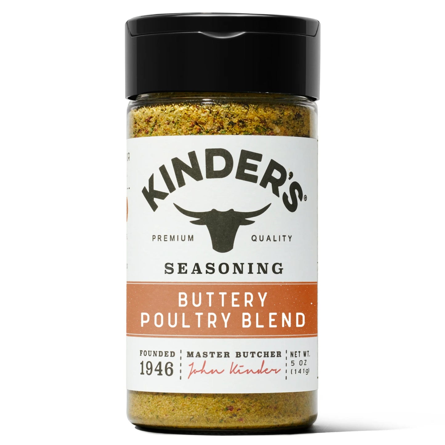 Kinder's Seasoning BUTTERY POULTRY BLEND Rub Butter Garlic Onion Lemon BB 6/2026 5oz