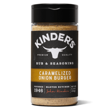 Kinders Caramelized Onion Burger Barbecue Rub And Seasoning For Grilling 5.4 Oz