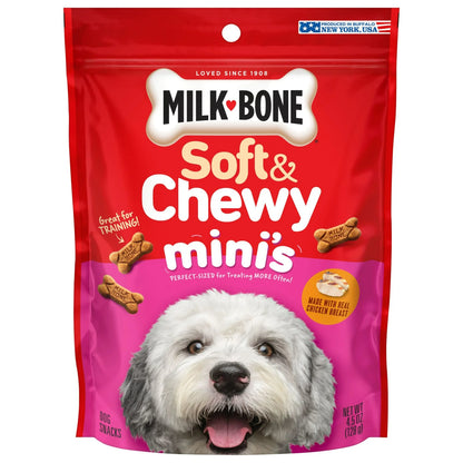 Milk Bone Soft And Chewy Mini's Dog Treats, 4.5 oz