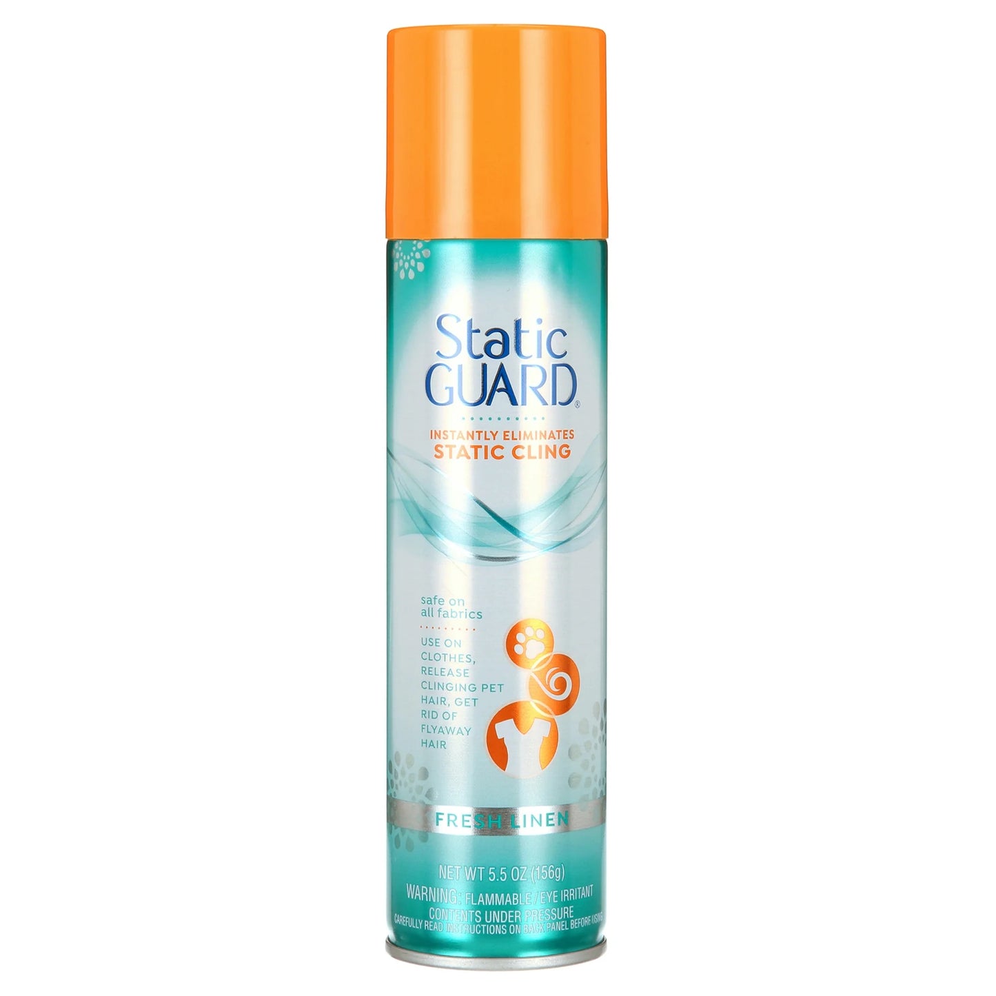 Static Guard Fresh Linen Scent Spray, 5.5 oz