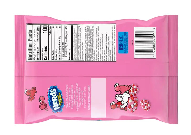 Nerds Gummy Clusters Valentine - 3 oz