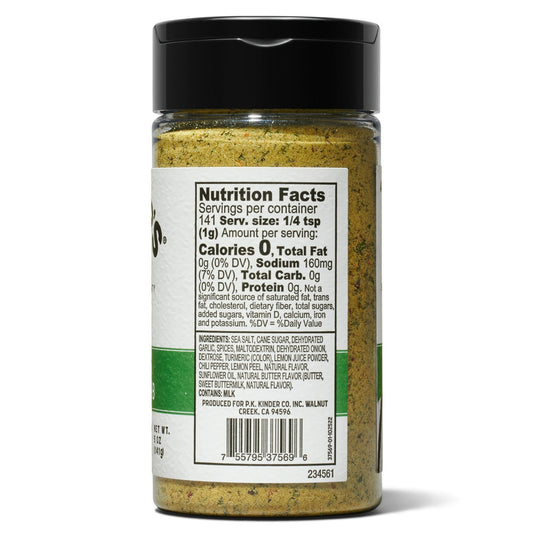 Kinder's Buttery Garlic & Herb Seasoning 5 Oz