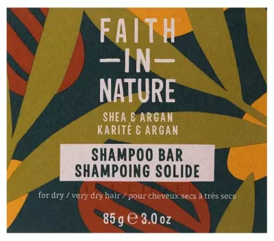 Faith in Nature Shampoo Bar Shea and Argan 3.0oz/ 85g bar New in Box
