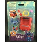 Stitch Surf And Sun Playset 2021 Small 5-Piece Figure Disney Just Play Set New!
