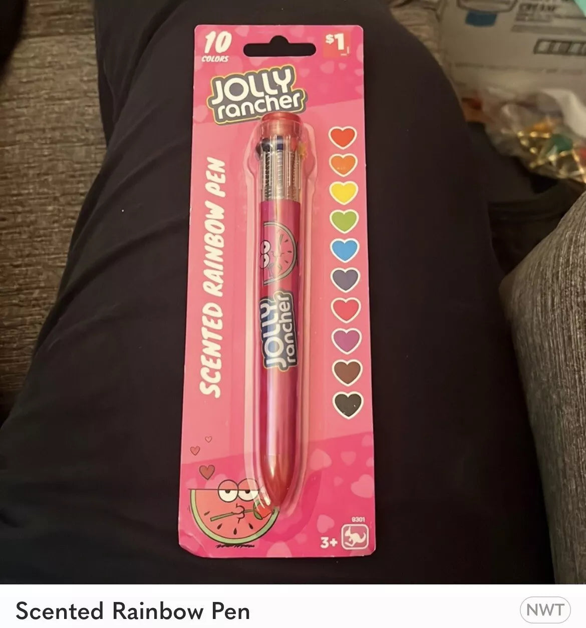 Jolly Rancher - Scented Rainbow Pen Ink - 10 Colors - Watermelon Scented